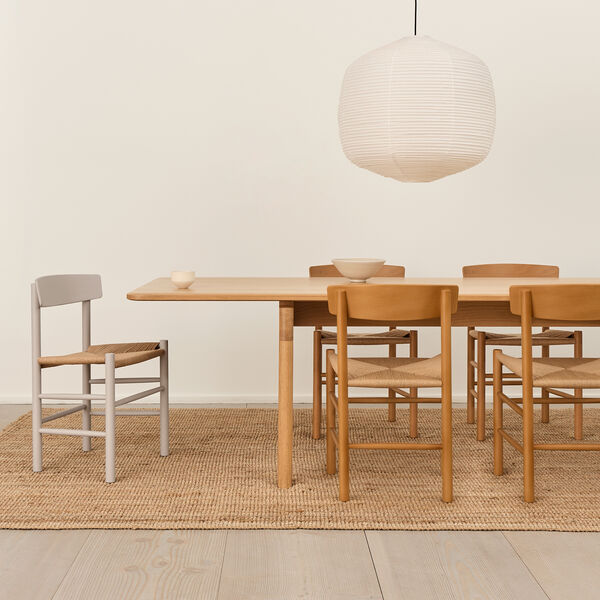 J39 Mogensen Stuhl, pebble grey/natur, Fredericia Furniture