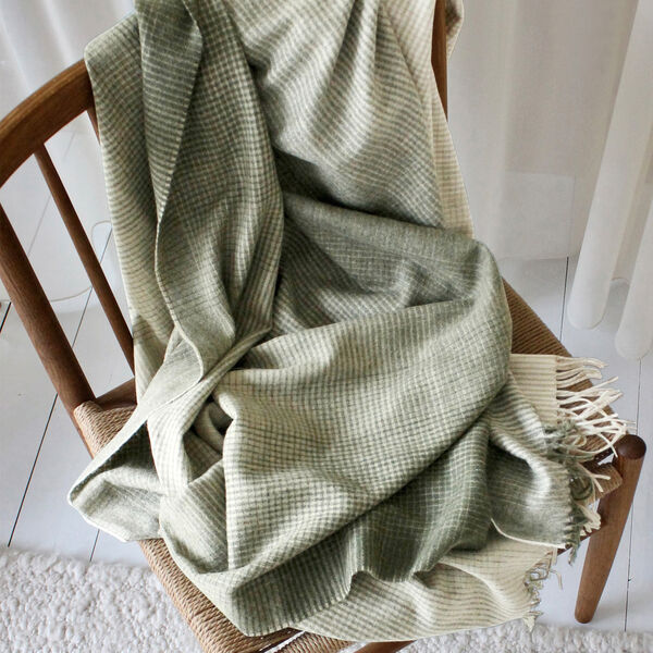 Horizon Throw, bottle green, ELVANG