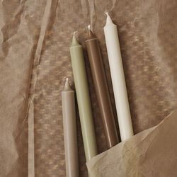 Set aus reinen Stearinkerzen, botanic blend, Ferm Living