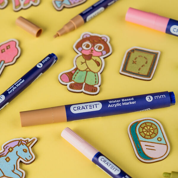 Nature Markers  3mm 6 pcs., Crateit