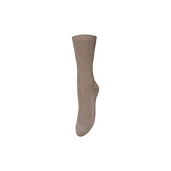 Telma Solid Sock, beige melange, Becks&ouml;ndergaard