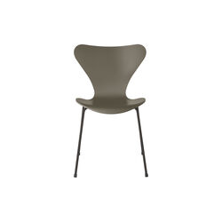 Serie 7&trade; 3107 volllackierter Stuhl, olive green/warm graphite, Fritz Hansen