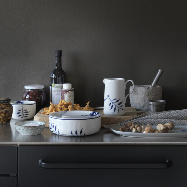 Blaue Mega Riflet Kanne 50 cl, Royal Copenhagen