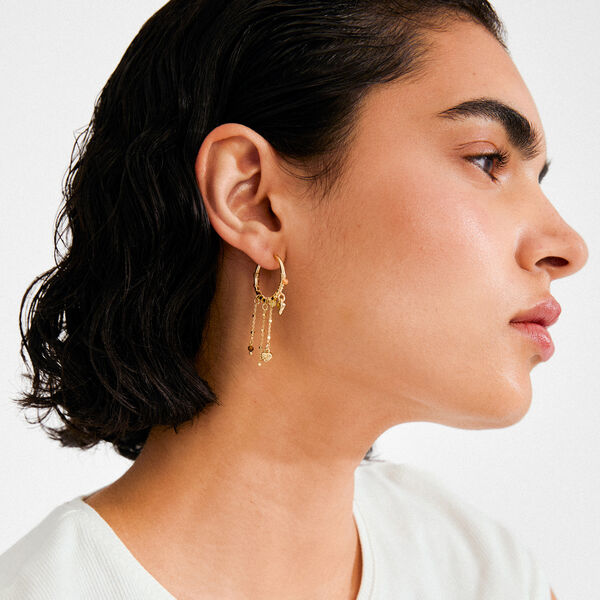 MYLAN ohrringe, vergoldet, Pilgrim