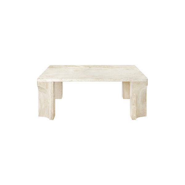 Doric quadratischer Couchtisch, neutralwei&szlig;, GUBI