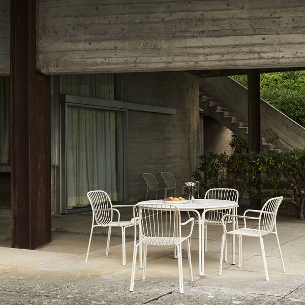 Thorvald SC101 Outdoor Lounge Chair, ivory Thorvald SC101 Outdoor Lounge Chair, ivory, &Tradition