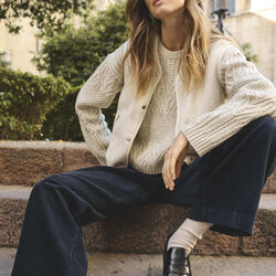 SignyPW Waistcoat, oatmeal, Part Two