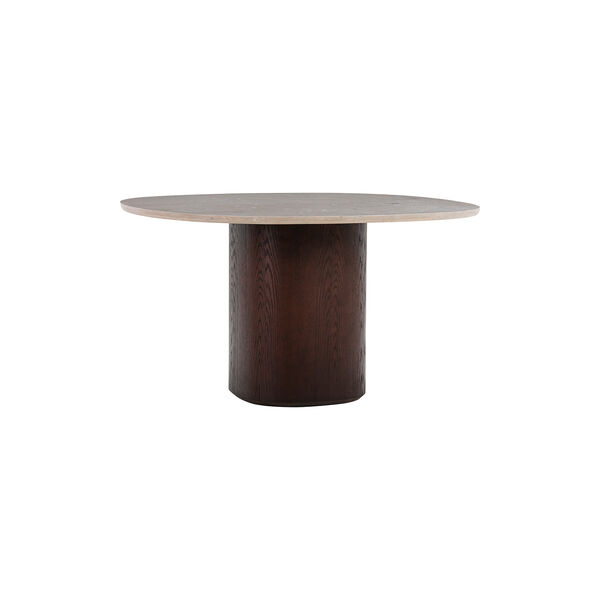 Ovata spisebord, Jura Grey limestone/dark brown oak, Wendelbo