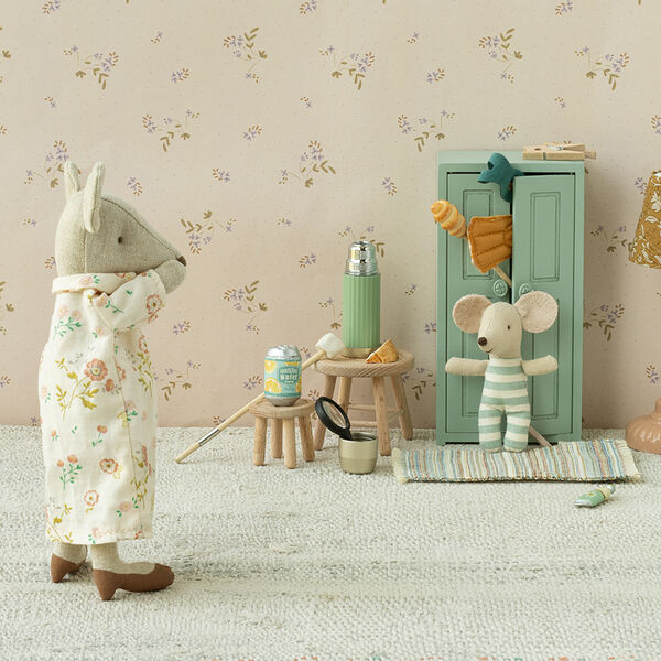 Thermoskanne und Tassen, Mint, Maileg