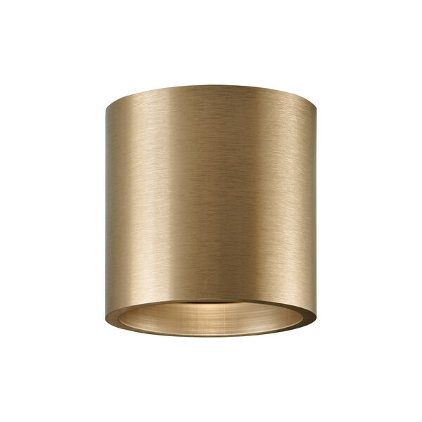SOLO 1 Round Ceiling Light, brass, LIGHT-POINT