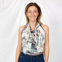 SCORPIO Silk Scarf, Bella Ballou