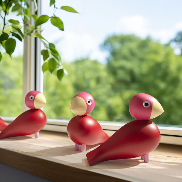 Flora Jahresvogel 2024, pink, Kay Bojesen Denmark