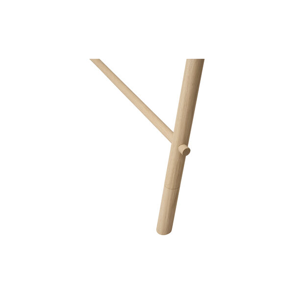 Camp Junior Desk Adjustable, white/oak, Oliver Furniture