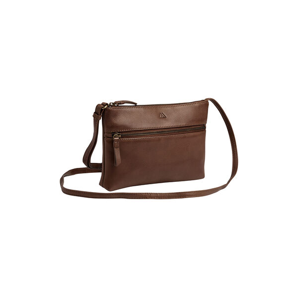 JolieMBG Crossbody Bag Soft Vintage, cognac w/br. gold, Markberg