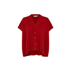 MaLucanne Cardigan, red dahlia, Masai