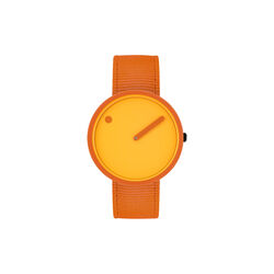 Picto Wrist Watch, burnt yellow/burnt orange, PICTO