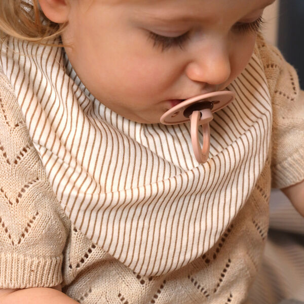 Bandana-L&auml;tzchen im 2er-Pack, classic stripes camel, Cam Cam Copenhagen