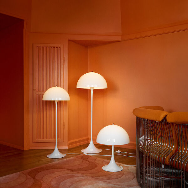 Panthella | &Oslash; 40 cm | Opal White | Floor Lamp, Louis Poulsen
