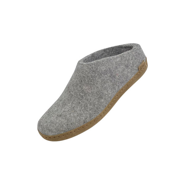 Filzpantoffel, grau, Glerups