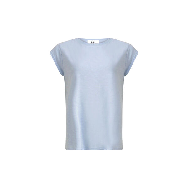 CC Heart Basic-T-Shirt, powder blue, Coster Copenhagen