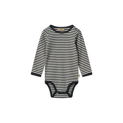 Body Berti, 9432 navy rib stripe, Wheat