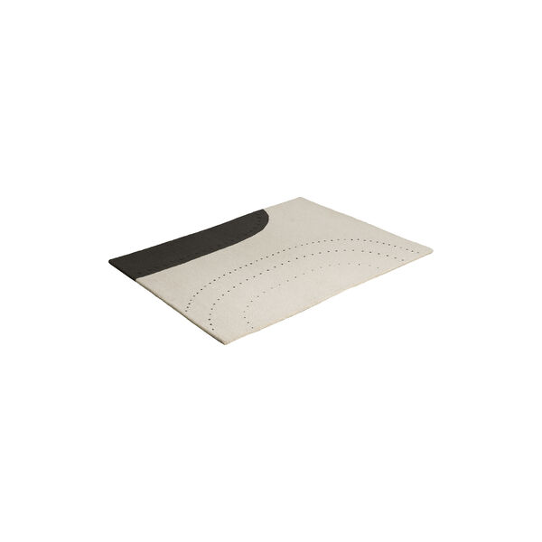 Dotted Balance Teppich, white/black, Fritz Hansen