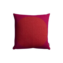 &Aring;smund Bold Kissen, rot/t&uuml;rkis, R&oslash;ros Tweed