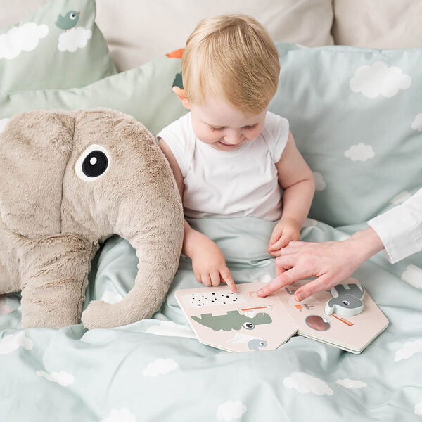 Elphee Baby-Bettw&auml;sche, blau, Done by Deer