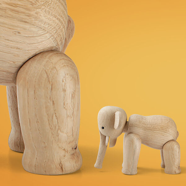 Liliput-Set in Eiche, 3 Stück., Kay Bojesen Denmark