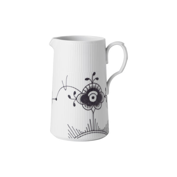 Mega Schwarz Gerippt Kanne, Royal Copenhagen