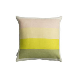 &Aring;smund Bold Kissen, violett/gelb, R&oslash;ros Tweed