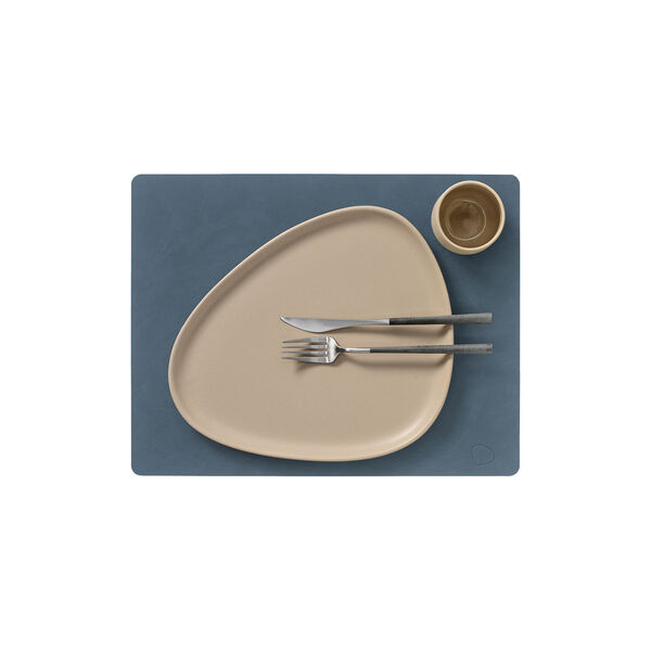 Nupo table mat Square L, dark blue, LIND DNA
