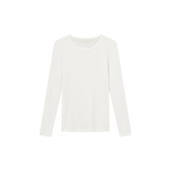 Gertrud Pointelle Blouse, white, Studio Feder