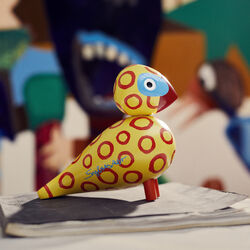 Sangfugl x Leif Sylvester 2025, blaue Augen, Kay Bojesen Denmark