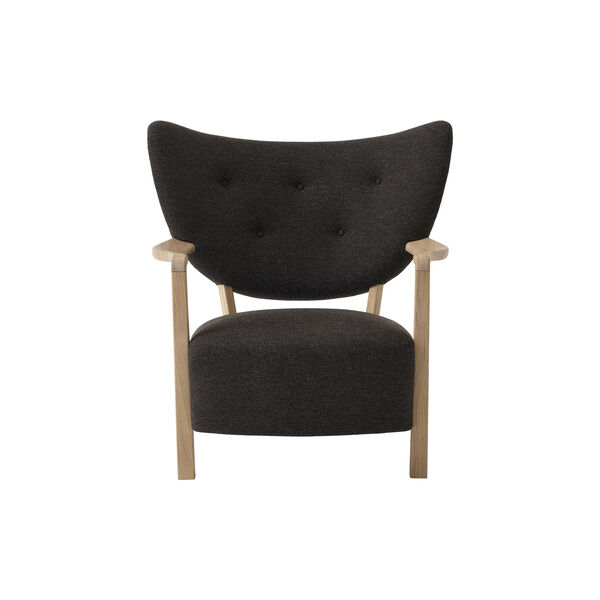 Wulff ATD2 Lounge Chair and ATD3 Pouf, hallingdal 376/oiled oak, &Tradition