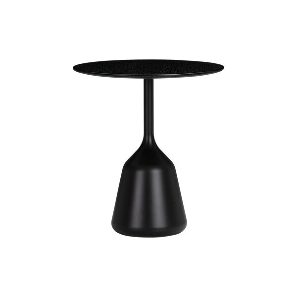 Coin Side Table, black oak, Wendelbo