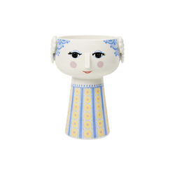 Eva Vase 18,5 cm, blau, Bjørn Wiinblad