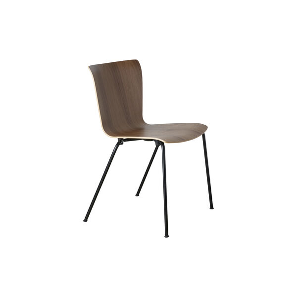 Vico Duo&trade; VM110 Esszimmerstuhl, lackierte Walnuss/black, Fritz Hansen