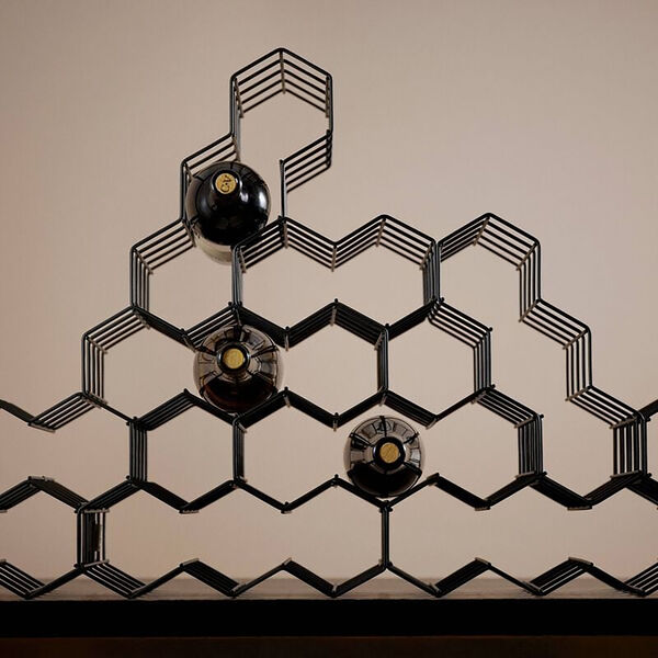 Rocks Weinregal für 5 Flaschen, schwarz, Zone Denmark