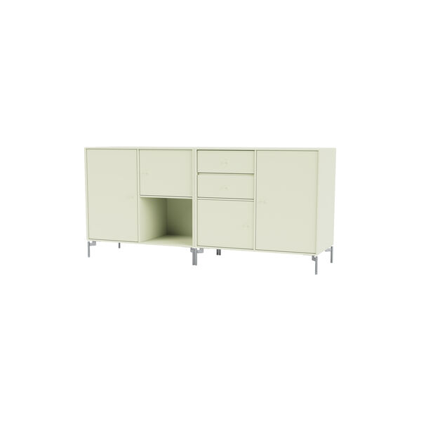 COUPLE Sideboard with Chrome Legs, 140 pomelo, Montana Furniture
