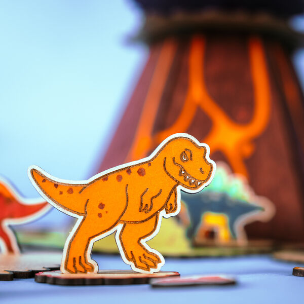 Dinosaur Wooden Toy | Volcano Escape, Crateit