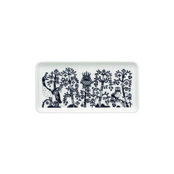 Taika plate rectangle, black, Iittala