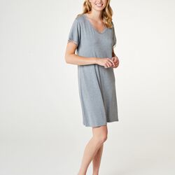 Jacqueline Shortsleeved Dress, grey melange, CCDK Copenhagen