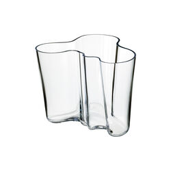 Alvar Aalto Vase, transparent, Iittala