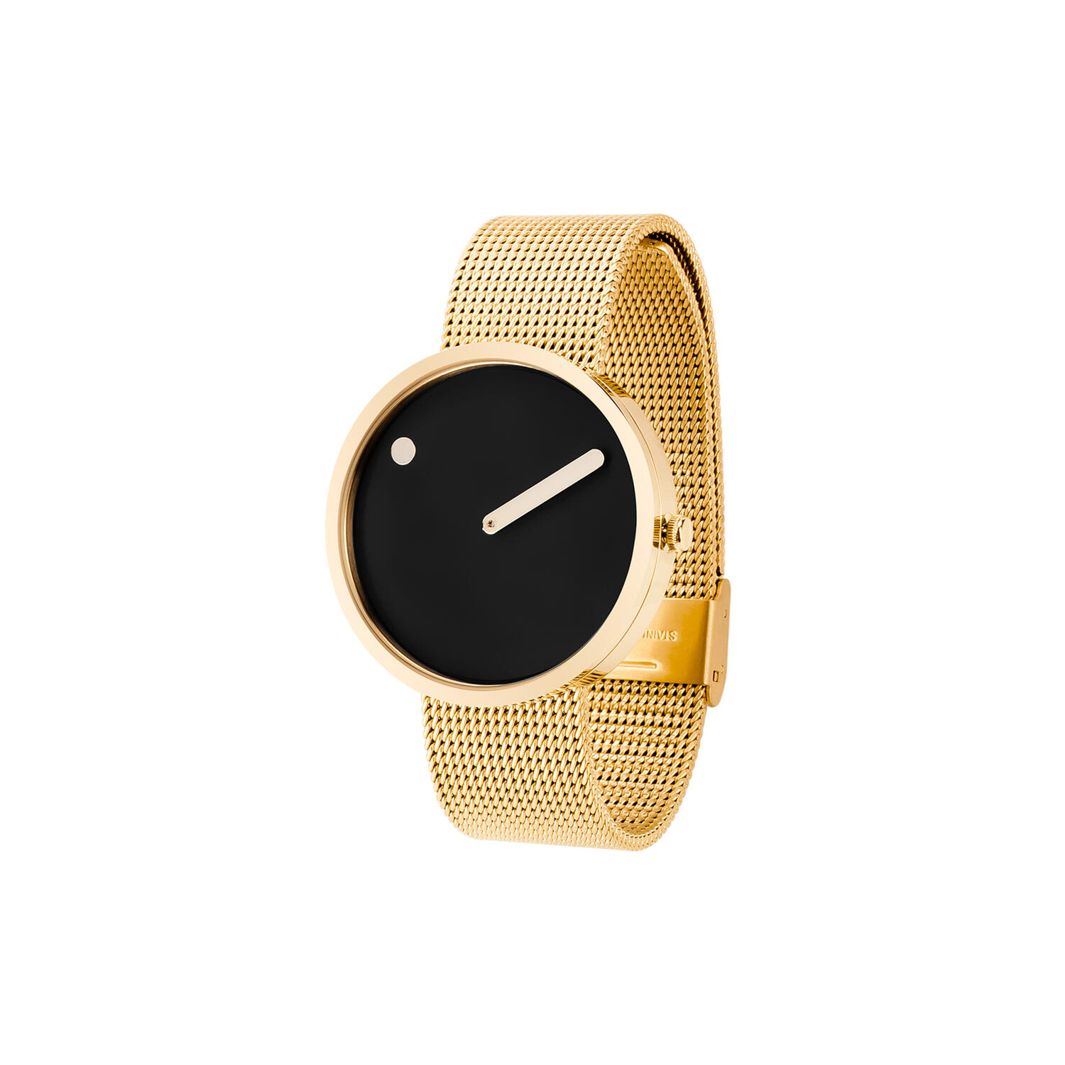 Kaufen Sie PICTO Wrist Watch, black/gold/matt gold von Picto 