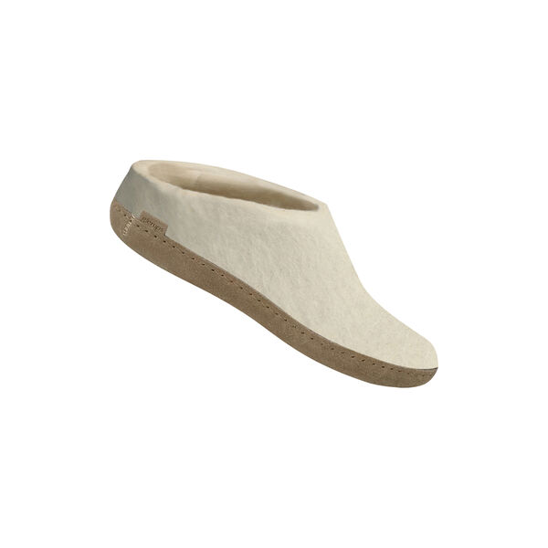 Filzpantoffel, weiß Filzpantoffel, weiß, Glerups