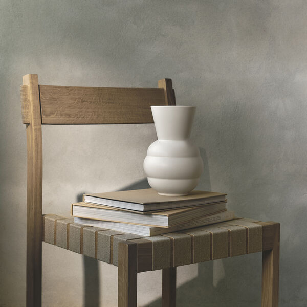 Tortus Archie Vase Nr. 1, wei&szlig;, Knabstrup Keramik