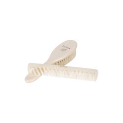 Baby Hairbrush Set, beige, Konges Sl&oslash;jd