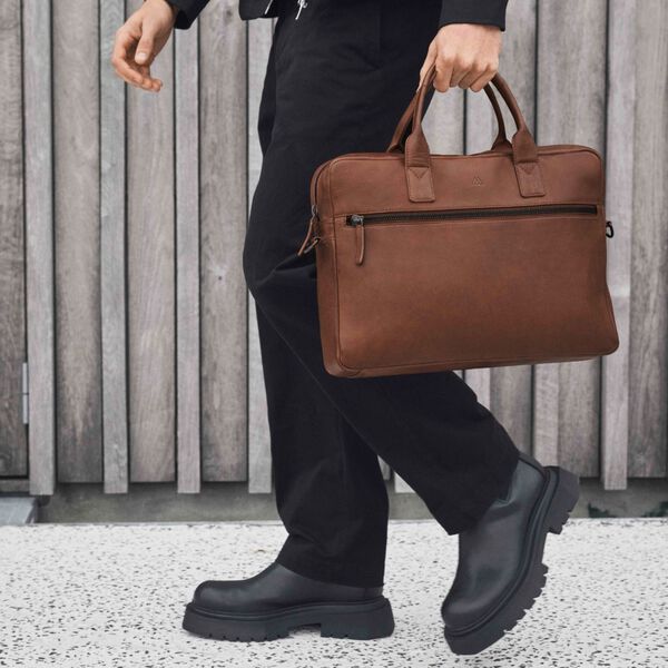 KnoxMBG Laptoptasche, cognac, Markberg