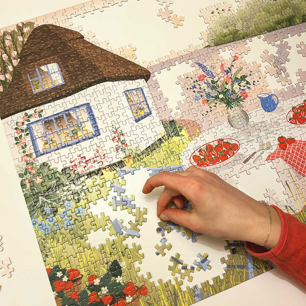 S&uuml;&szlig;e Erdbeeren Puzzle 1000 Teile, ViSSEVASSE